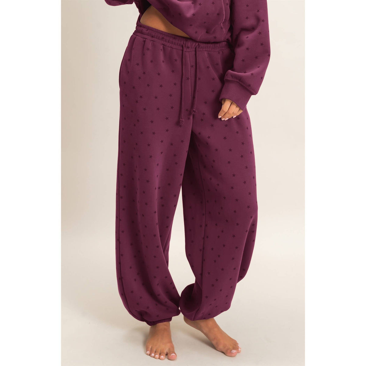 Starstruck Elastic Waist Jogger Pants