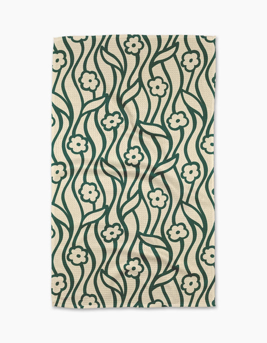 Nostalgic Flowers Tea Towel