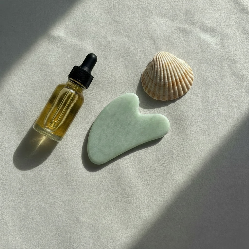 Gua Sha Tool | Face Sculpting | Green Aventurine