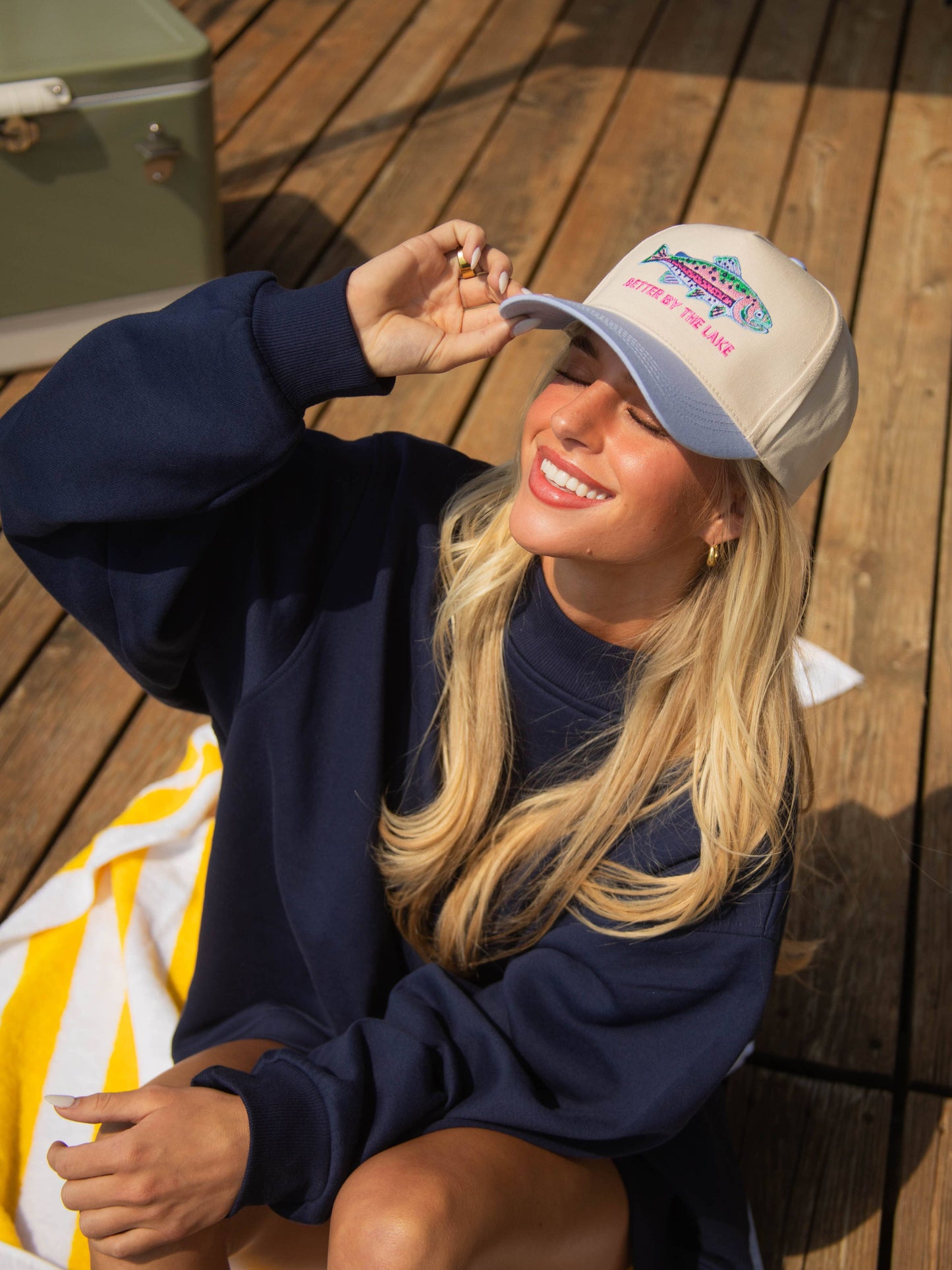 Better By The Lake Fish Hat