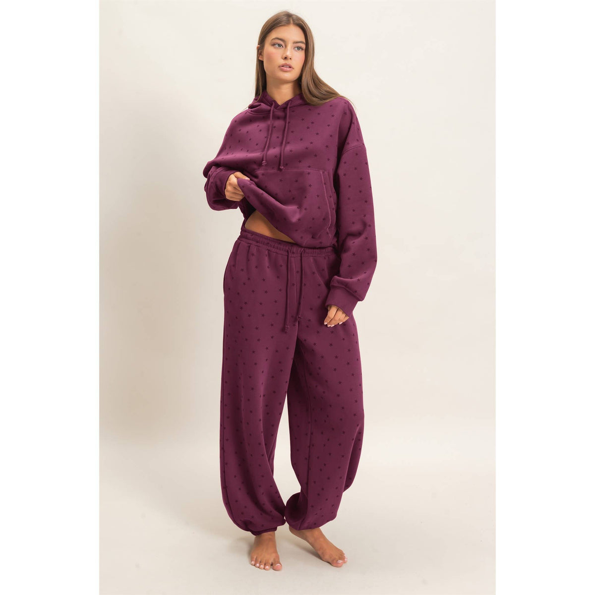 Starstruck Elastic Waist Jogger Pants