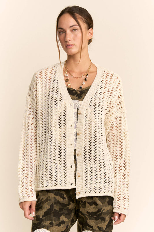 Knit Crochet Cardigan