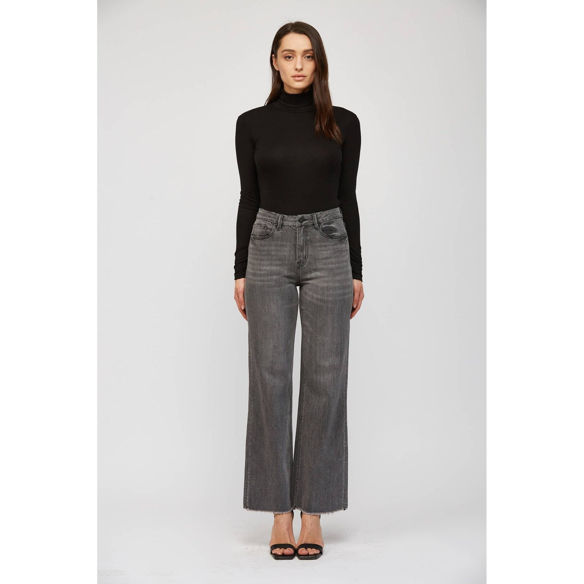 Super High Wide Leg Jeans | Mica Denim
