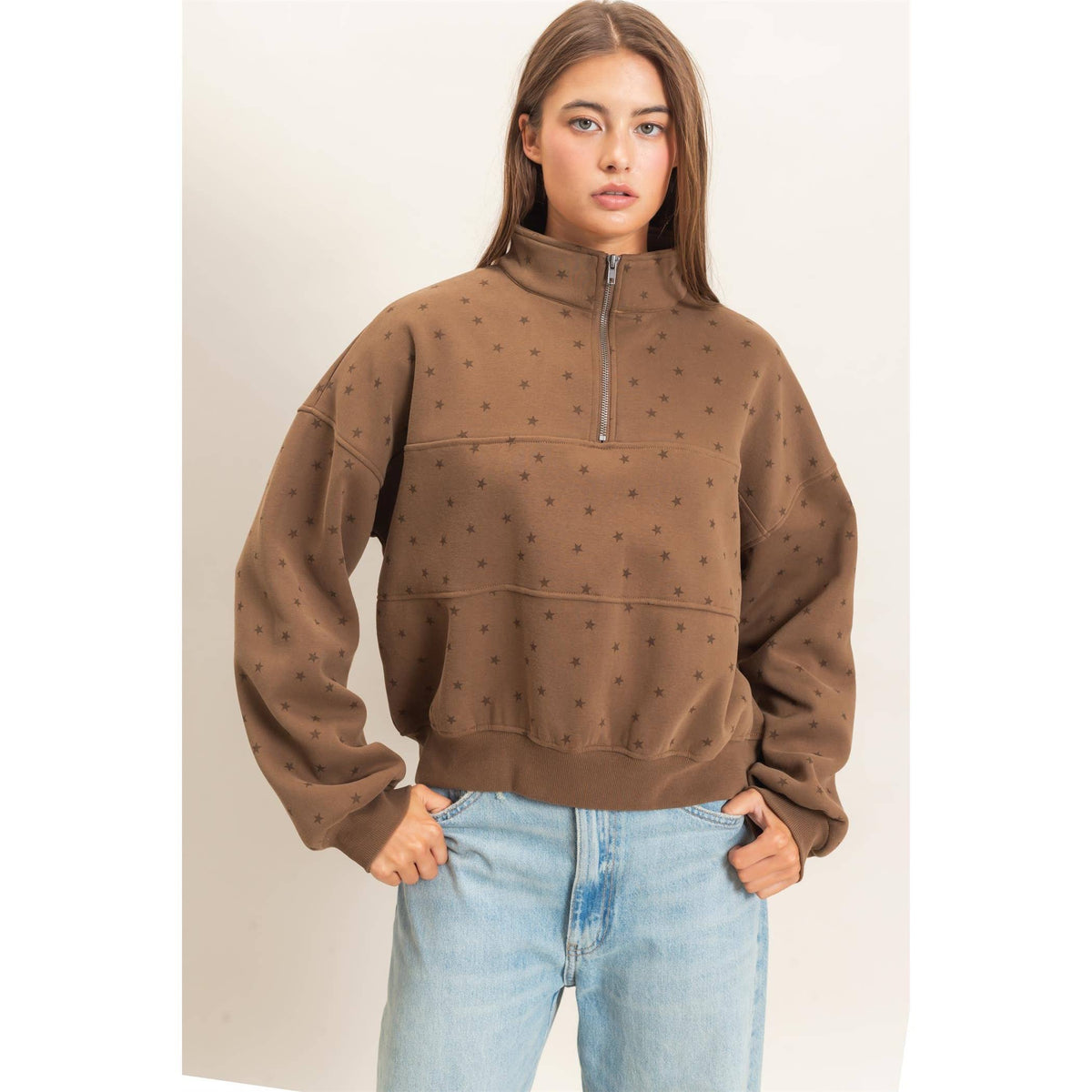 Starstruck Zip-Up Sweatshirt