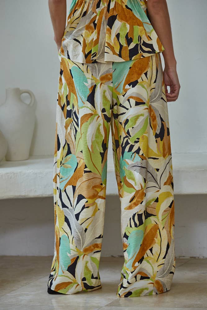 Coastal Calm Wide Leg Pants