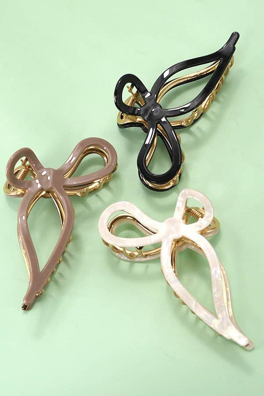 Jumbo Bow Hair Claw Clip