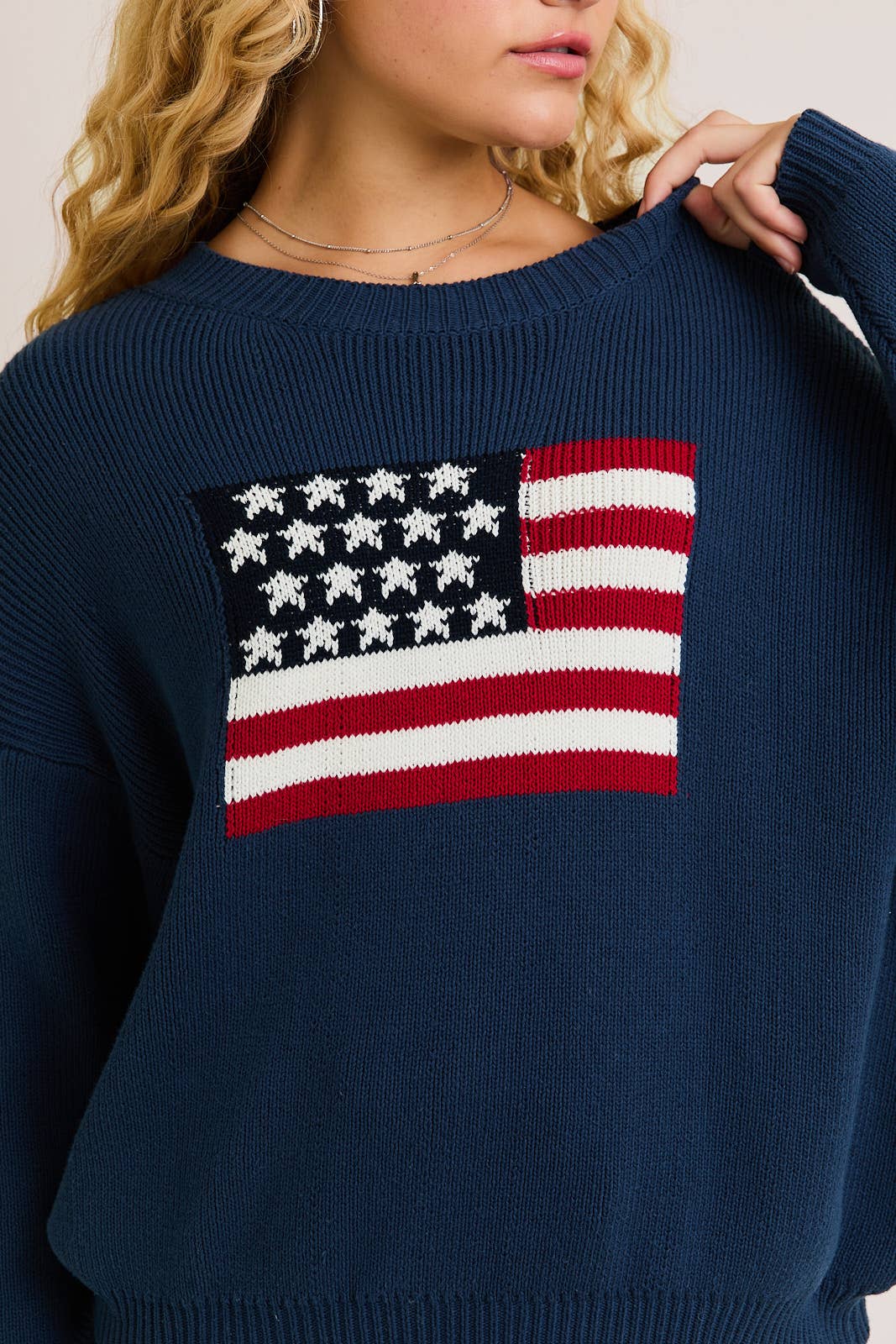 American Flag Sweater