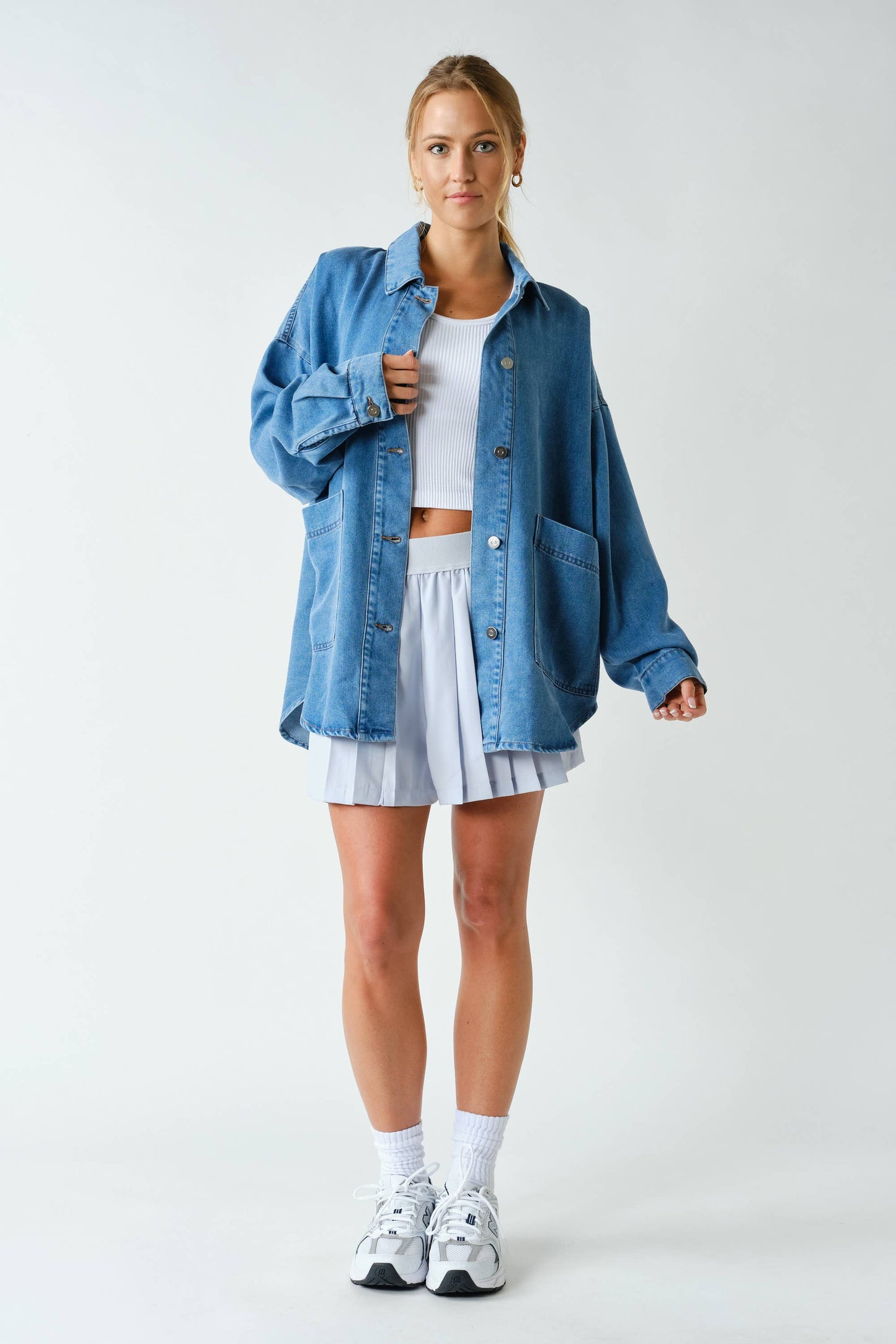 Oversized Everyday Denim Shacket