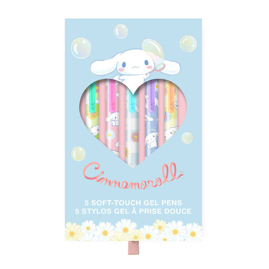 Sanrio Sweet Daisies Cinnamoroll™ Soft-Touch Gel Pen Set