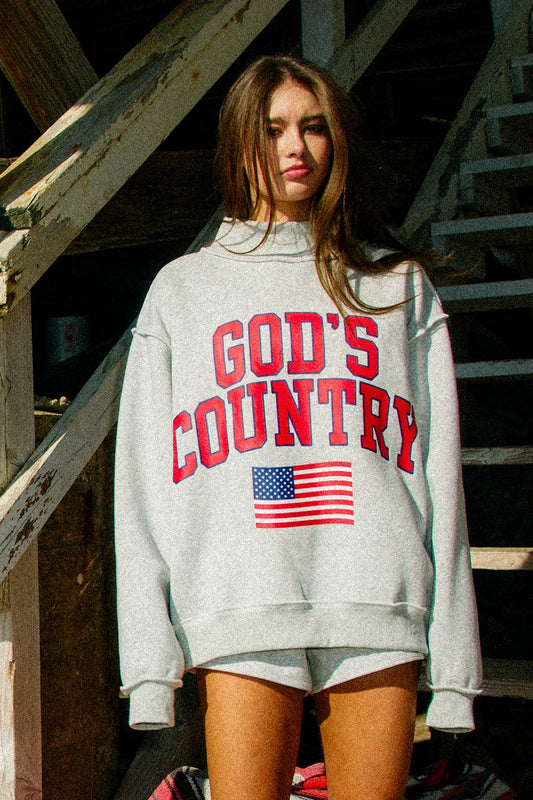 All-American Reversible Mock Neck