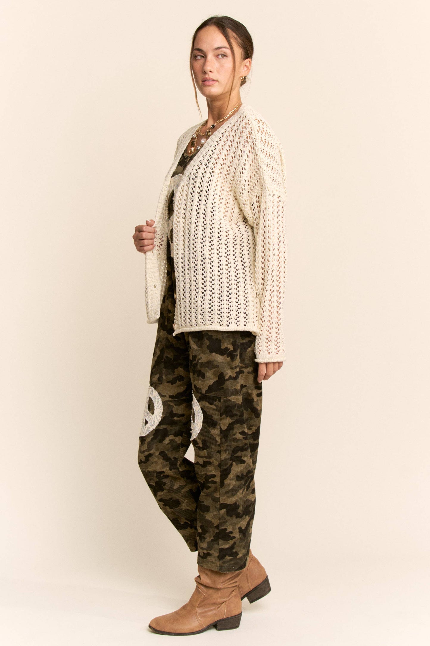 Knit Crochet Cardigan