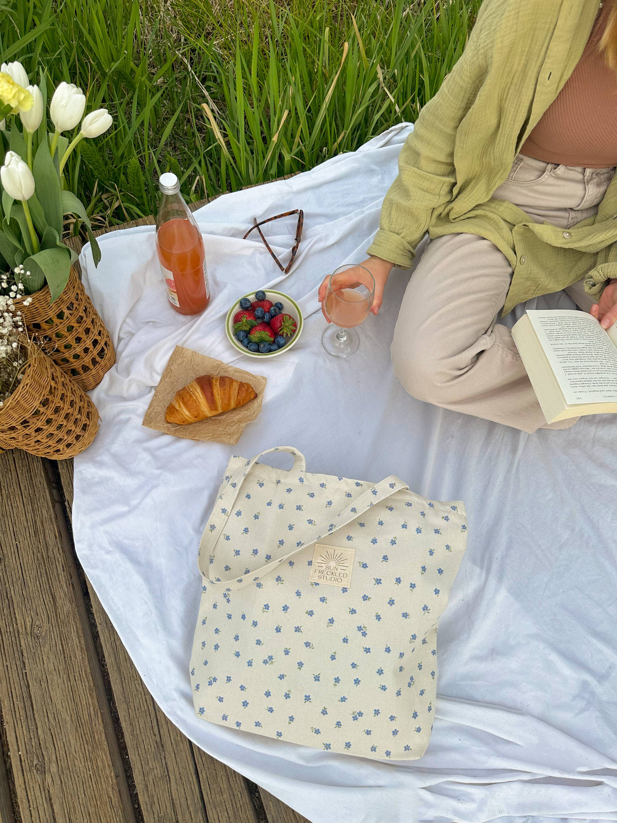 Periwinkle Tote Bag