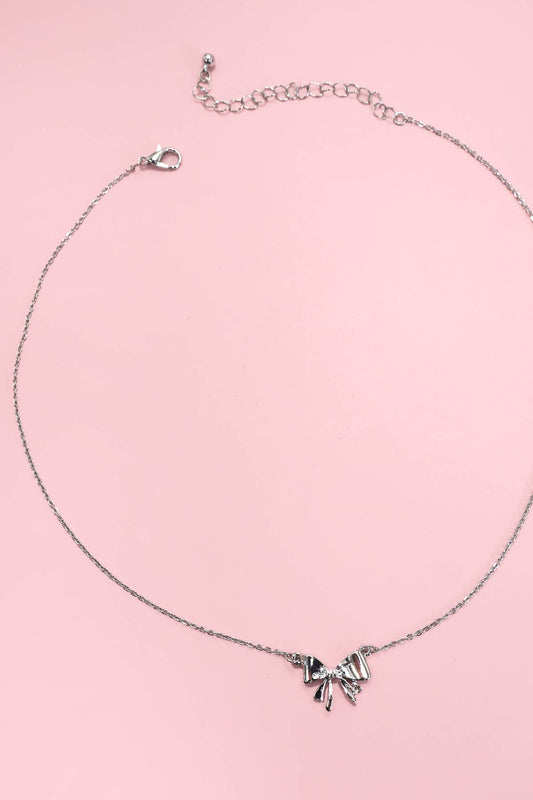 Petite Bow Necklace