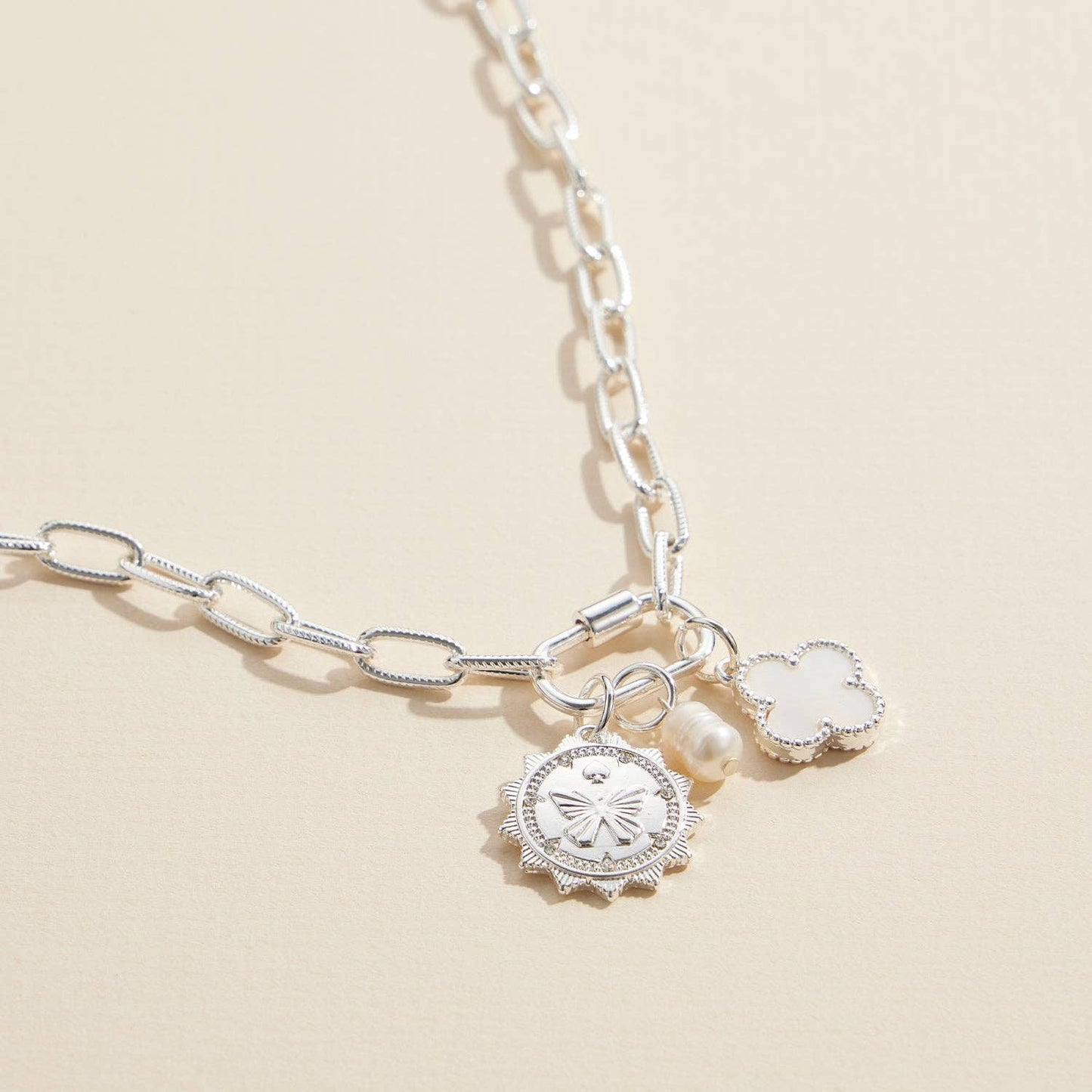 Chain Necklace with Charms