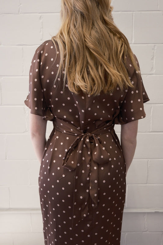 Dot to Dot Midi Dress