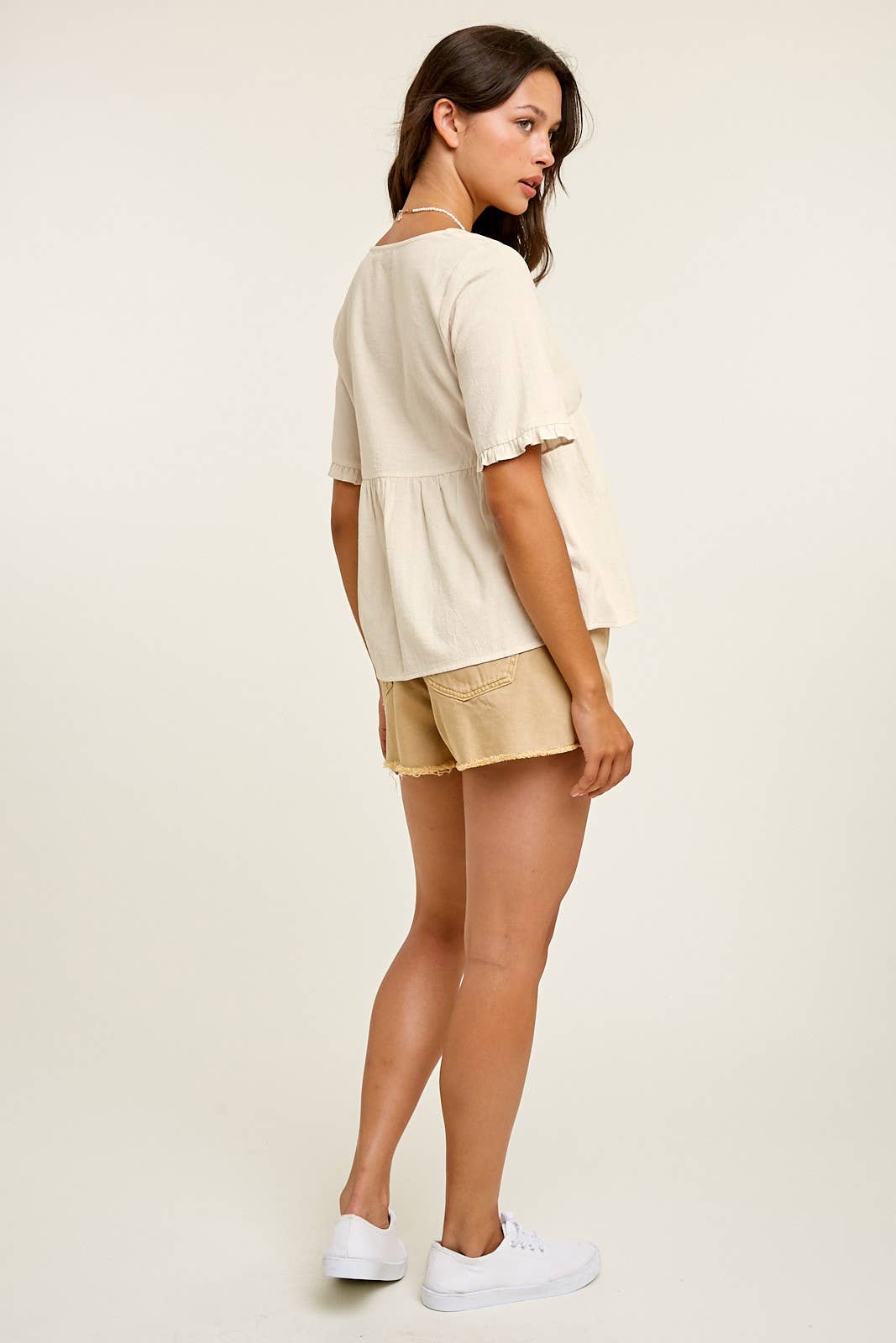 Ruffle Romance V-Neck Top