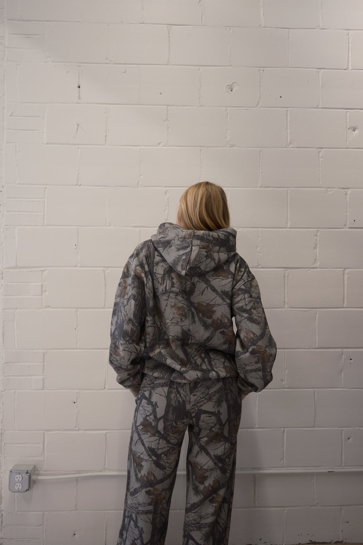 Woodland Wide Leg Sweatpants