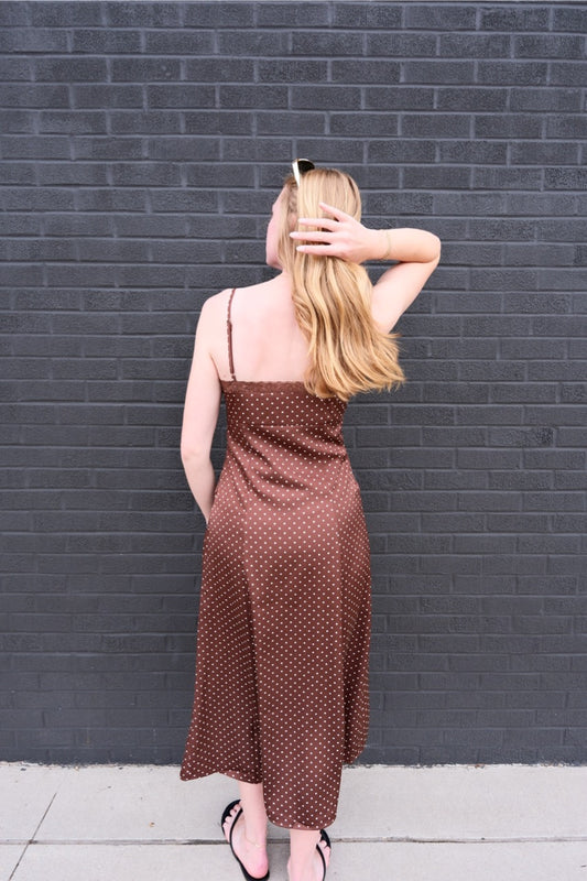 Mocha Kiss Midi Dress