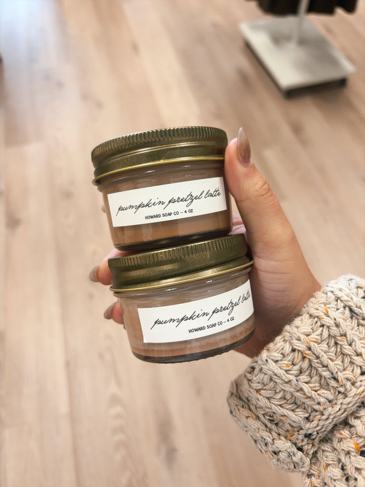 4oz Soy Candle | Pumpkin Pretzel Latte