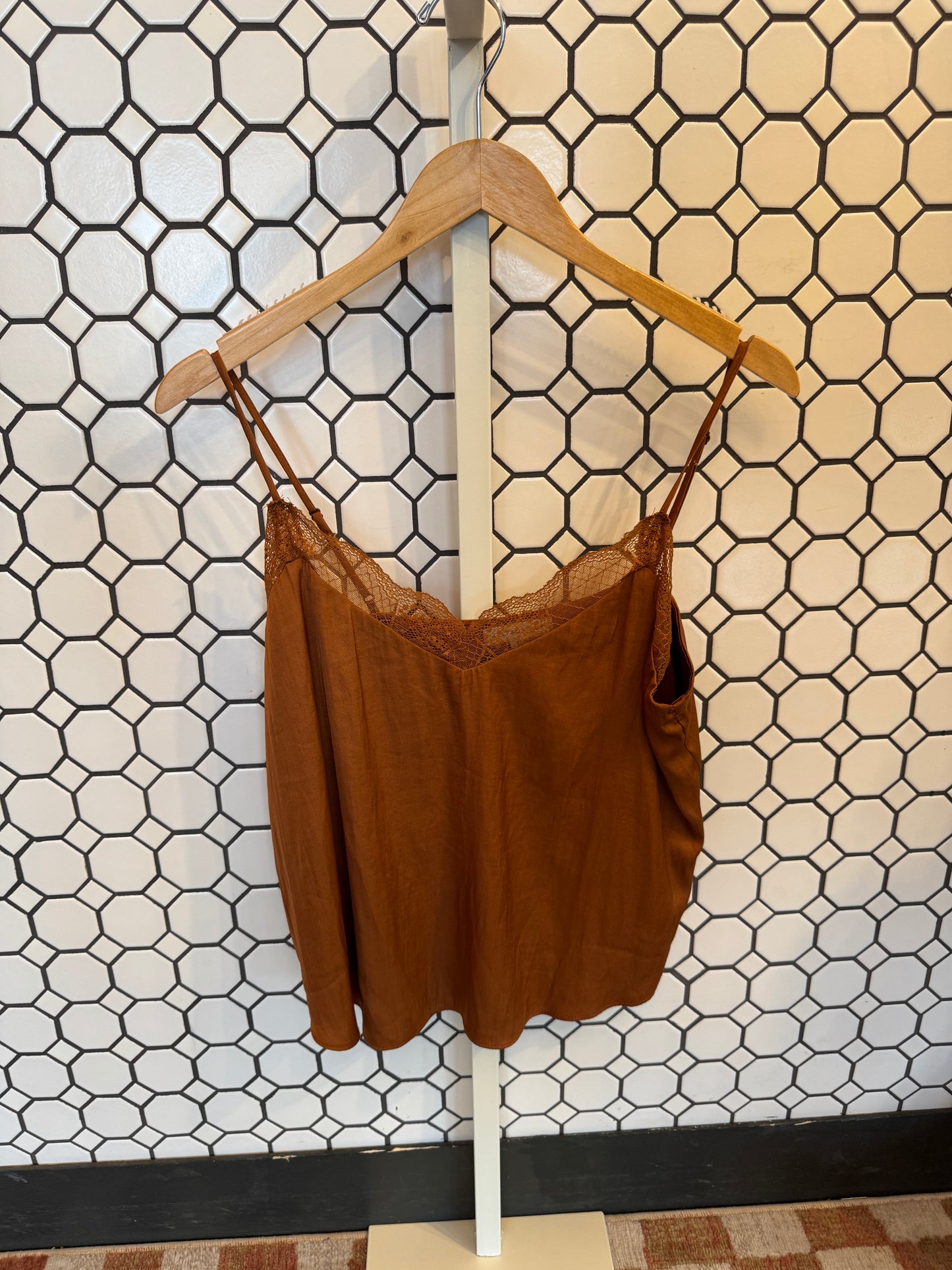 Lace + Satin Tank