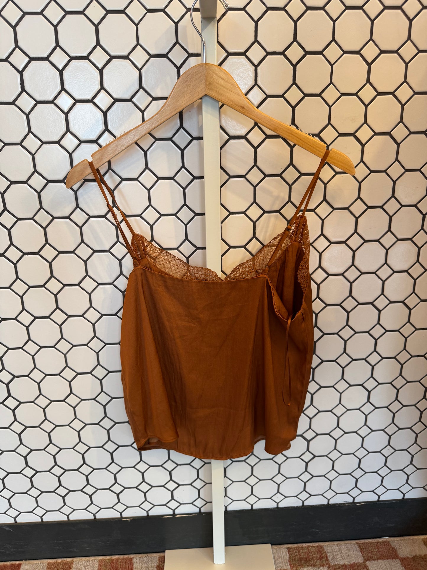 Lace + Satin Tank