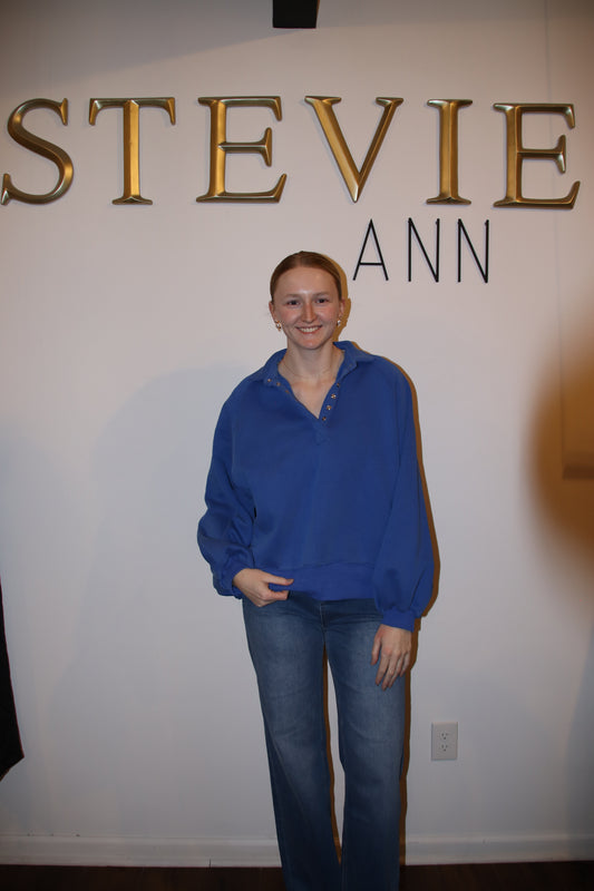 Piper Snap Button Collared Sweater