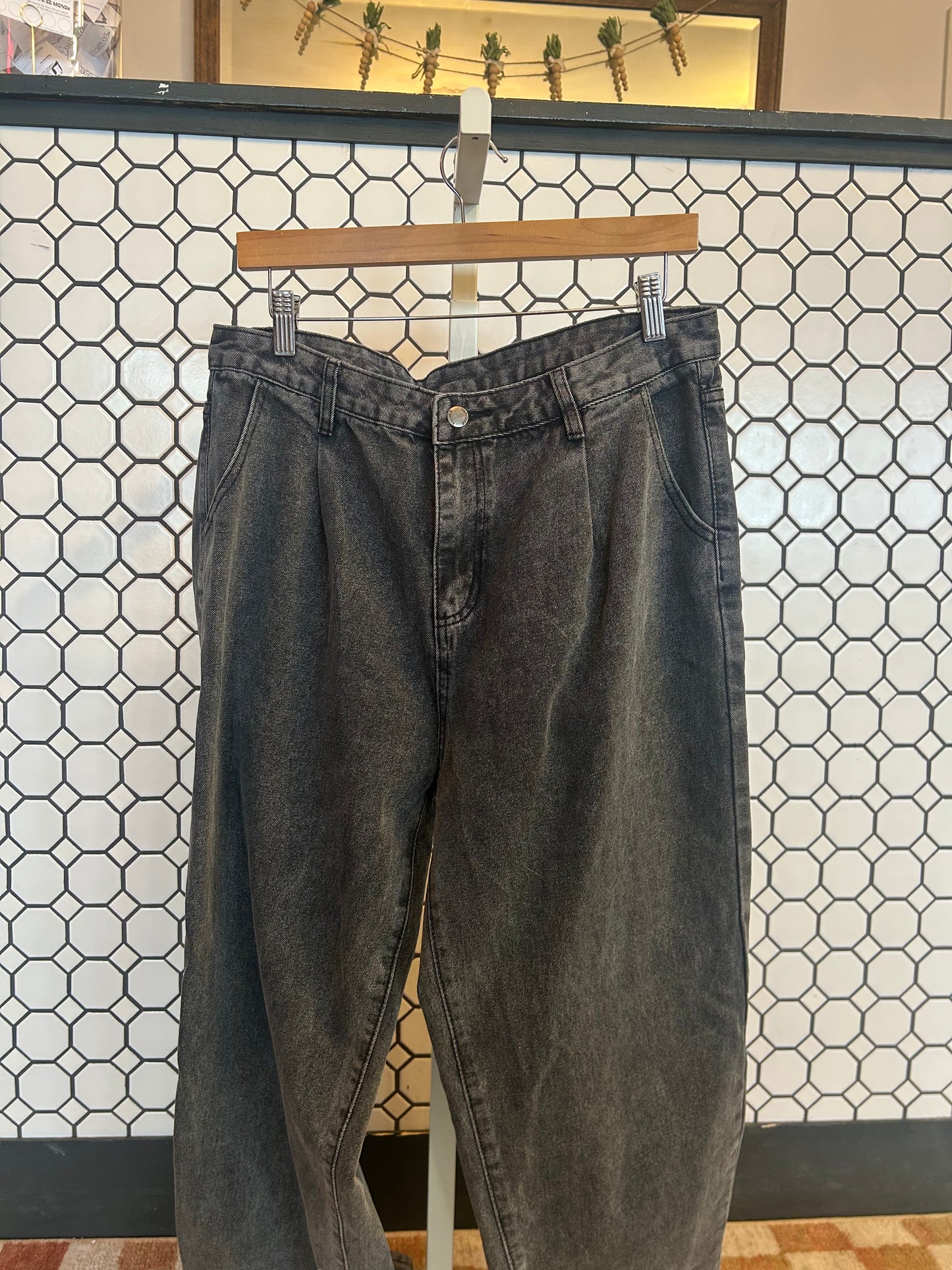 Black Washed Jeans
