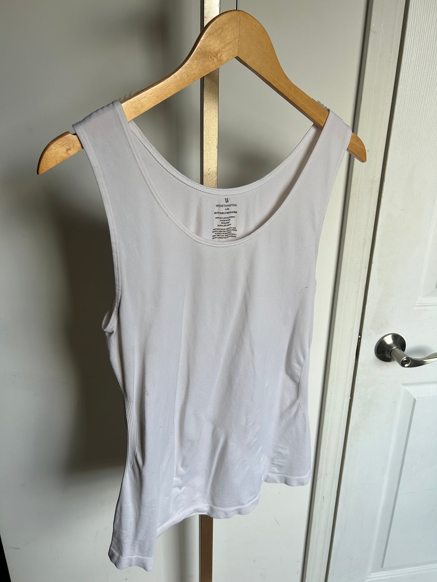White Layering Tank
