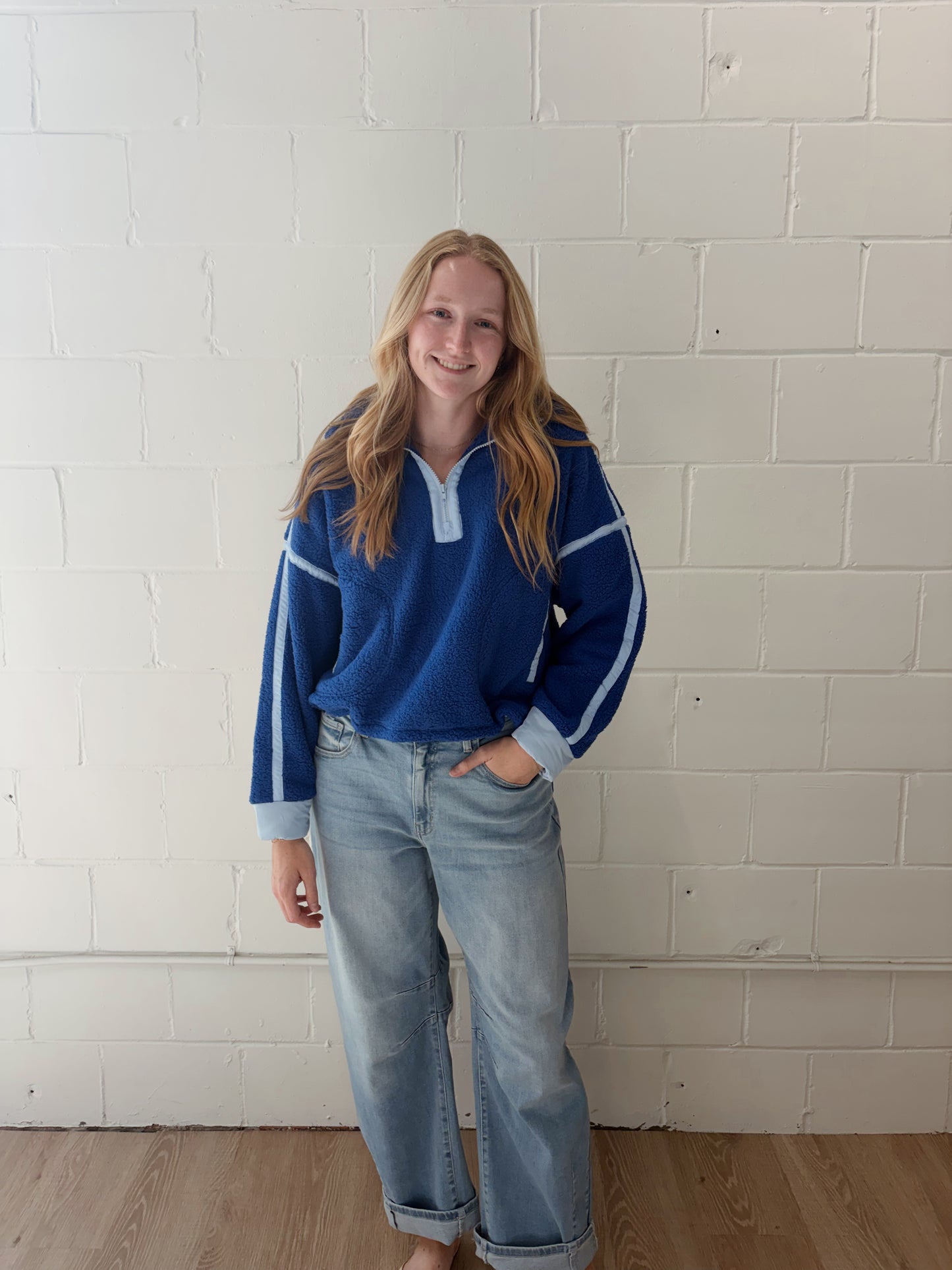 High Half-Zip Fleece Pullover