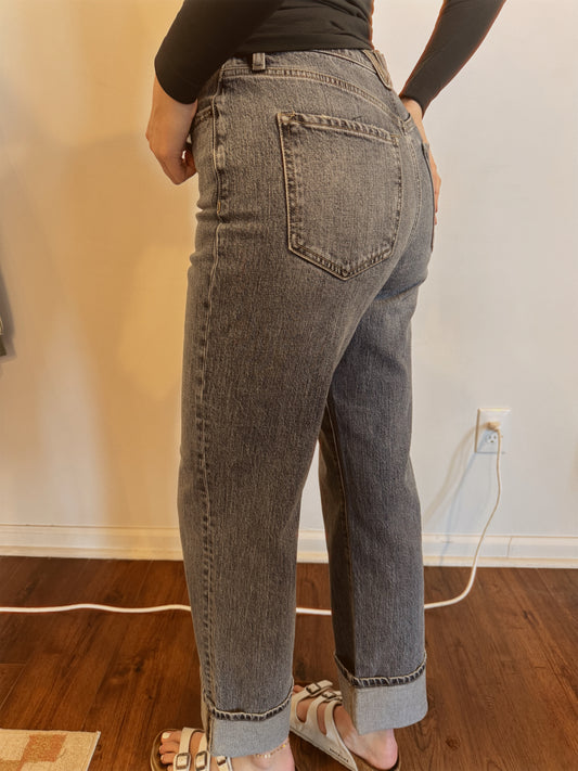 Super High Rise Dad Jean with Cuff – Cello