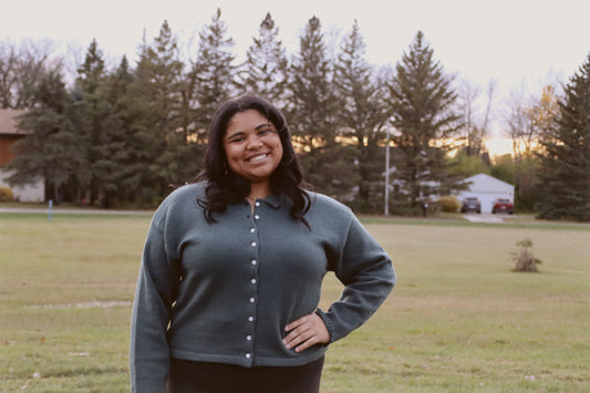 Plus Button Down Lettuce Trim Top