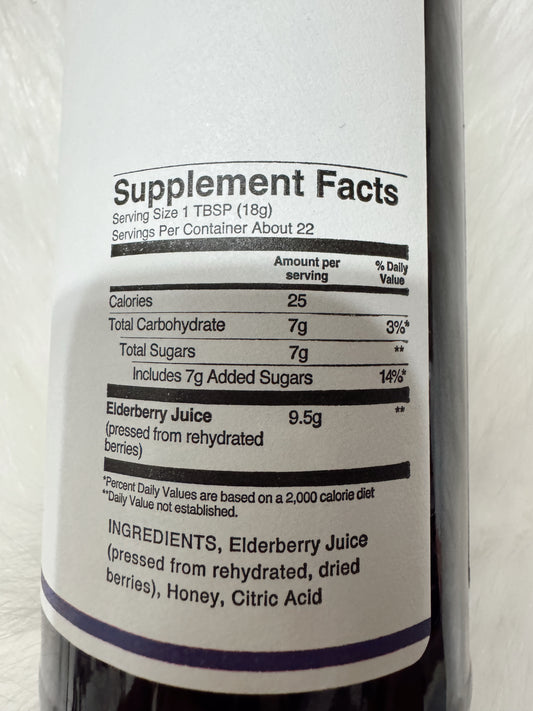 Elderberry Syrup - Honey