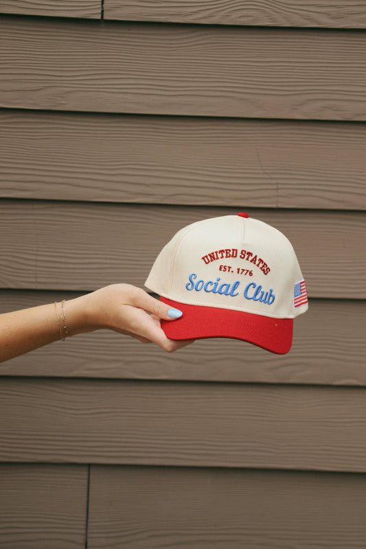 United States Social Club Vintage Trucker Hat