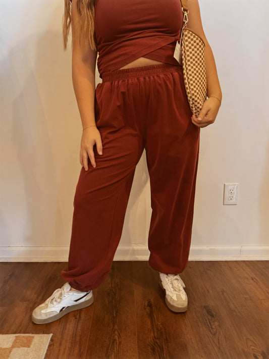 Women's Crossover Mineral Washed TOP | FINAL SALE