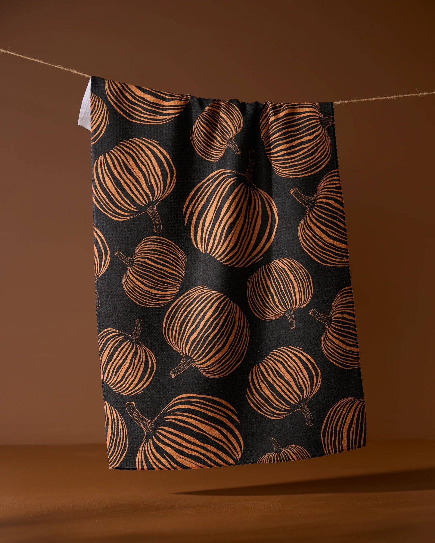 Pumpkin Noir Tea Towel