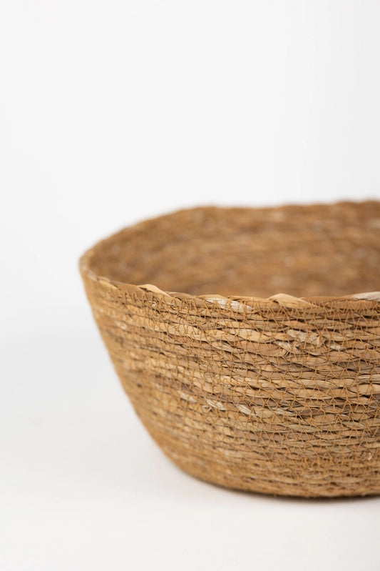 Hand-Woven Basket Bowl | Large