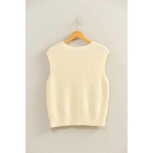 Simply Chic Button Vest