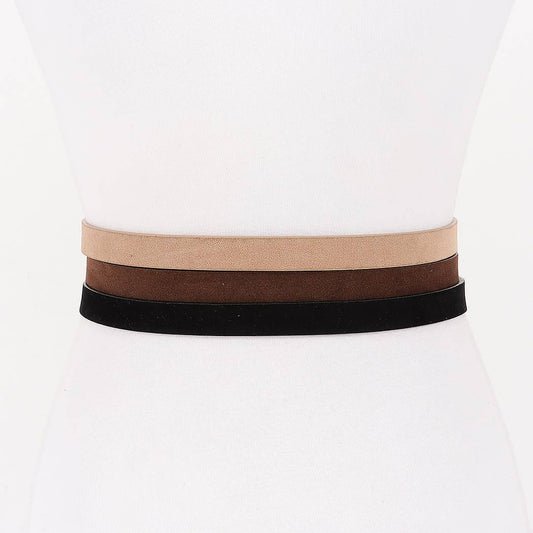 Classic Oval Buckle Belt | Choose Color