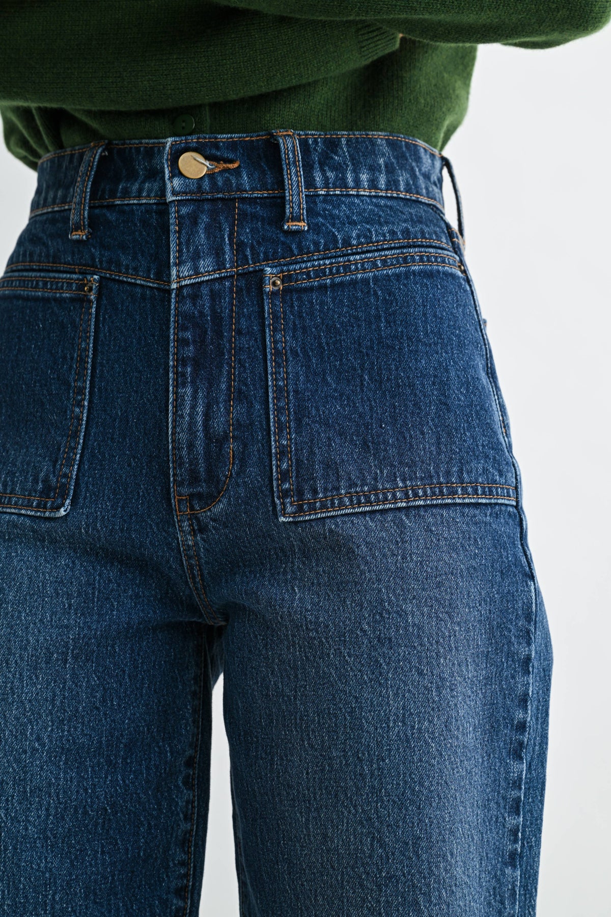 Square Patch Pocket Straight Leg | JBD