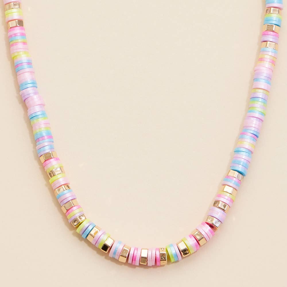 Beaded Basic Short Necklace