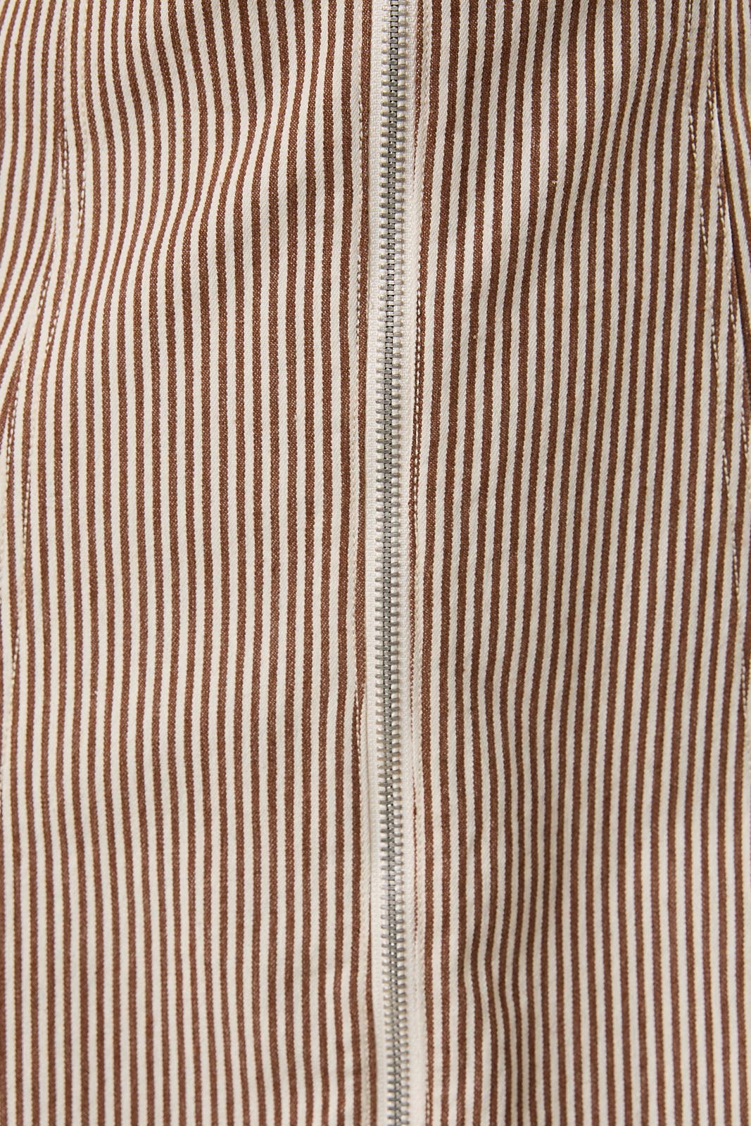 Puff Sleeve Stripe Denim Dress