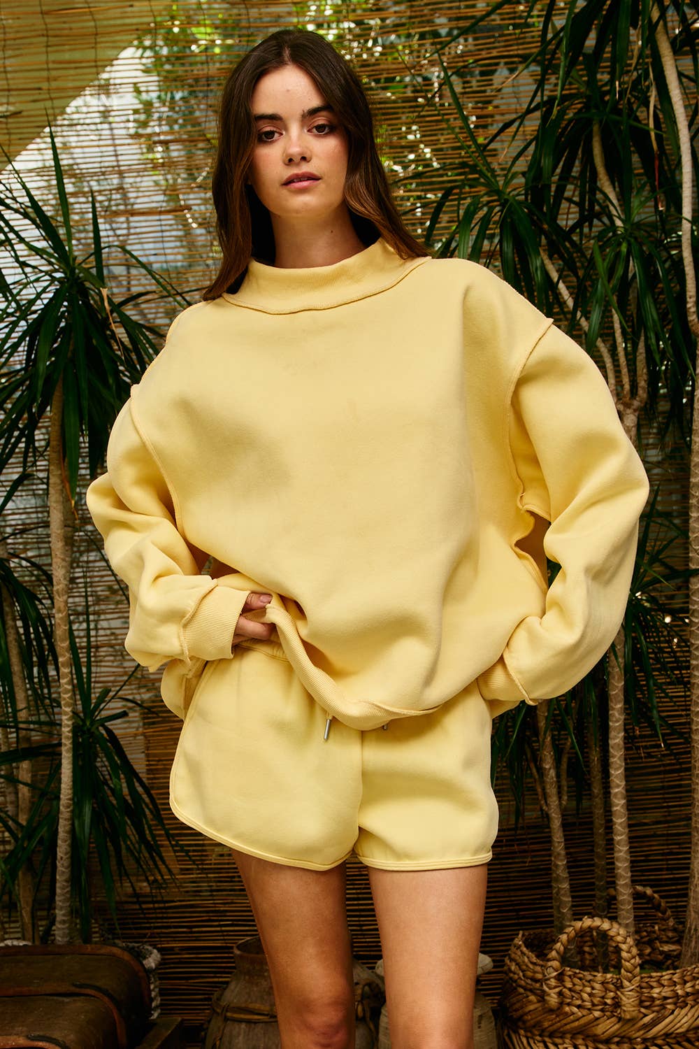 Essential Sunny Mock Neck