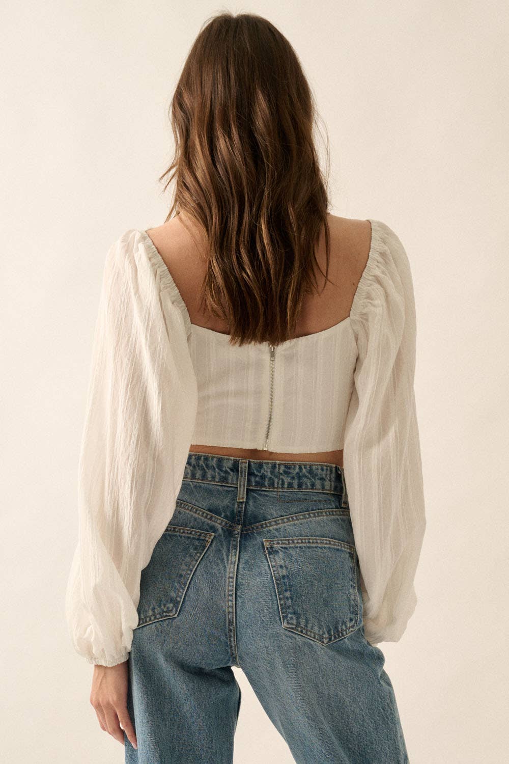 Kendal Cropped Corset Top | FINAL SALE