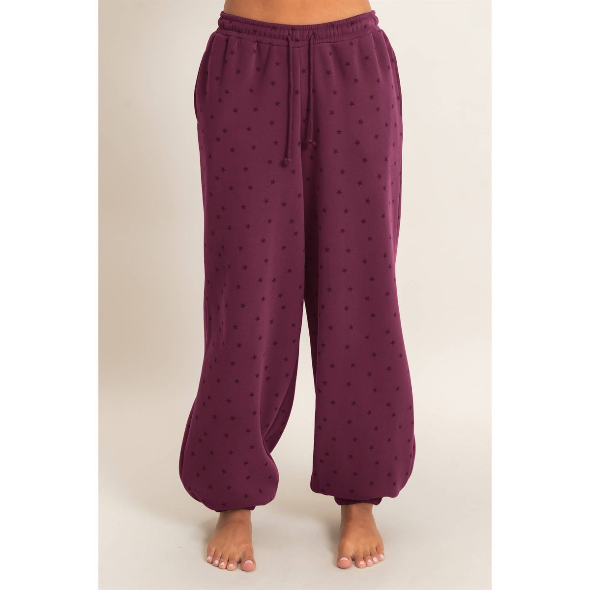Starstruck Elastic Waist Jogger Pants