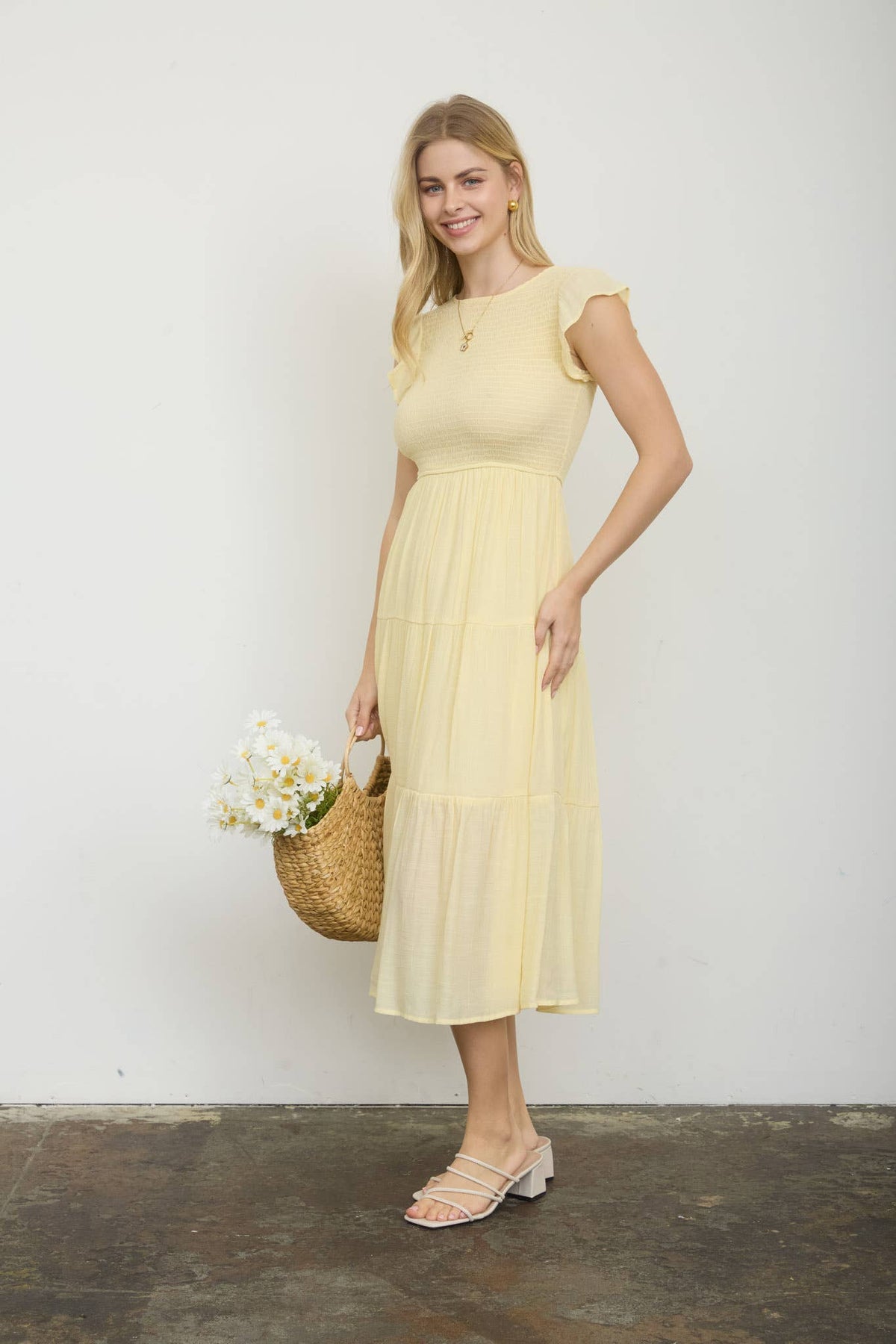 Simply Sweet Tiered Midi Dress | FINAL SALE