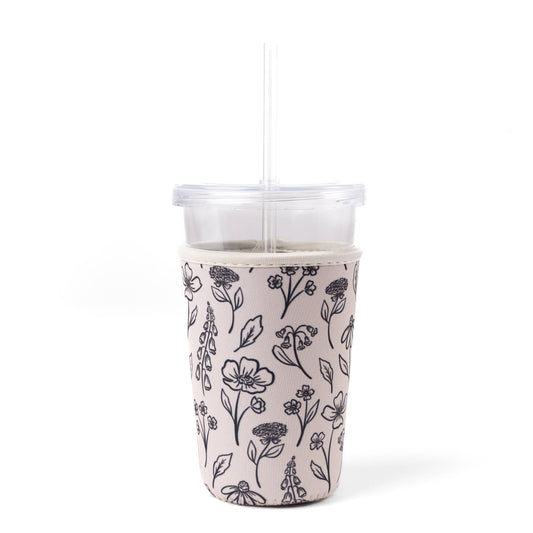 Pressed Floral Drink Sleeve