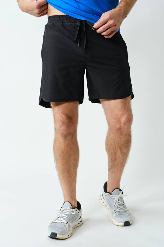 Mens's Wave Accent Essential Active Shorts