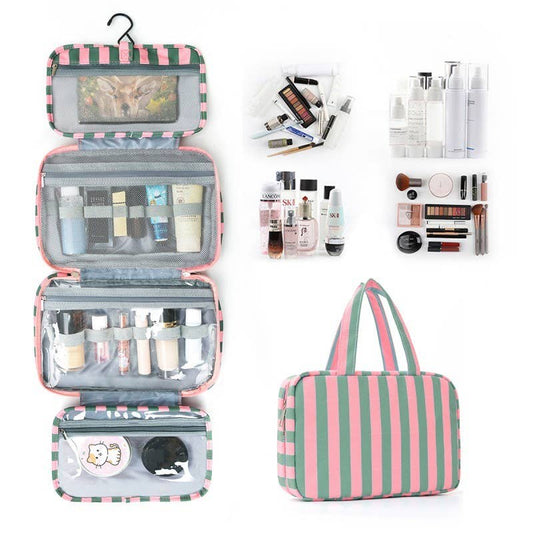 Getaway Striped Hanging Toiletry Organizer