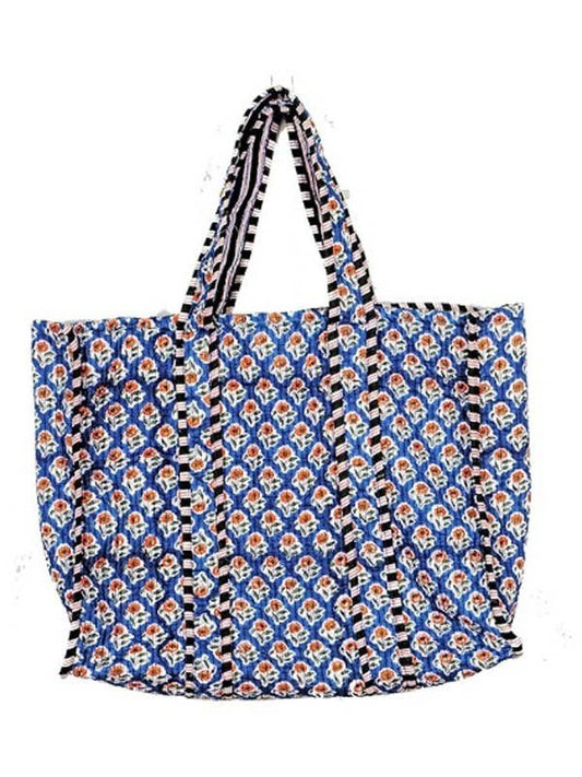 Organic Reversible Quilted Tote Bag