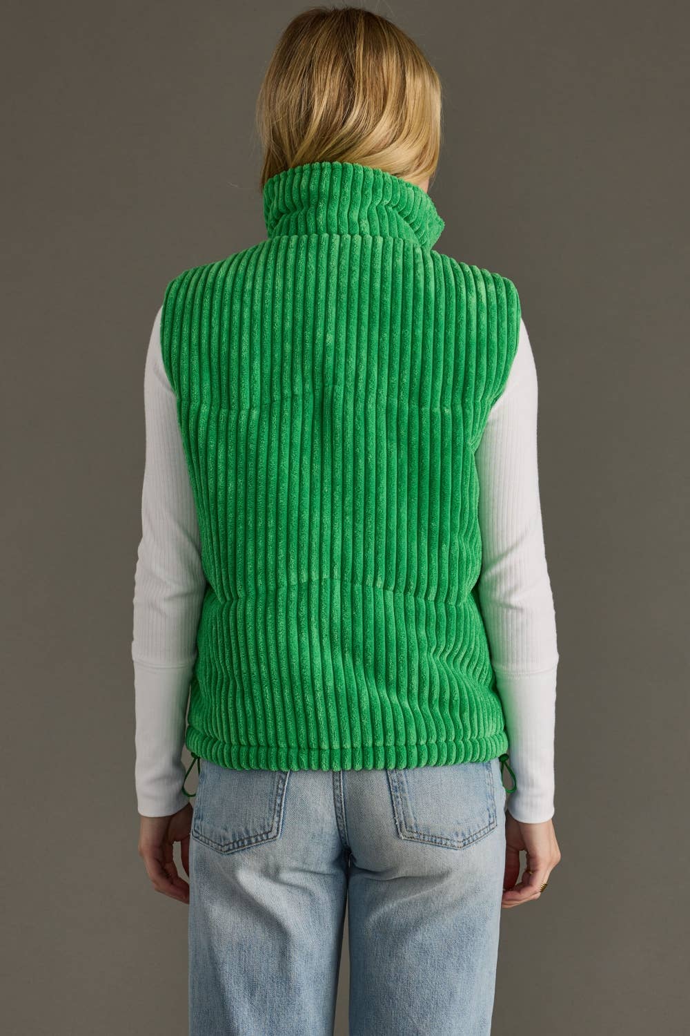 Green Corduroy Vest